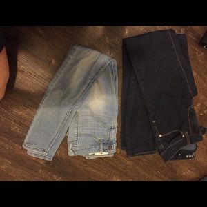 Hollister and American eagle jeans